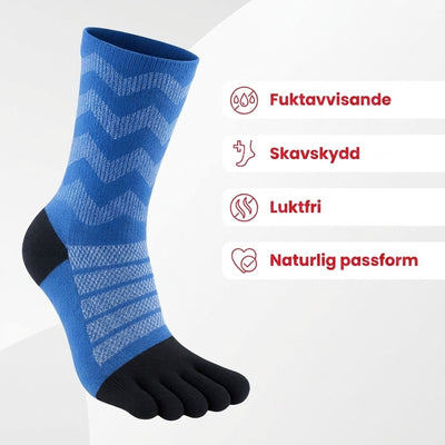 Fuktavvisande, skavskydd, luktfri, naturlig passform