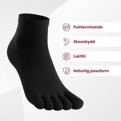 Fuktavvisande, skavskydd, luktfri, naturlig passform
